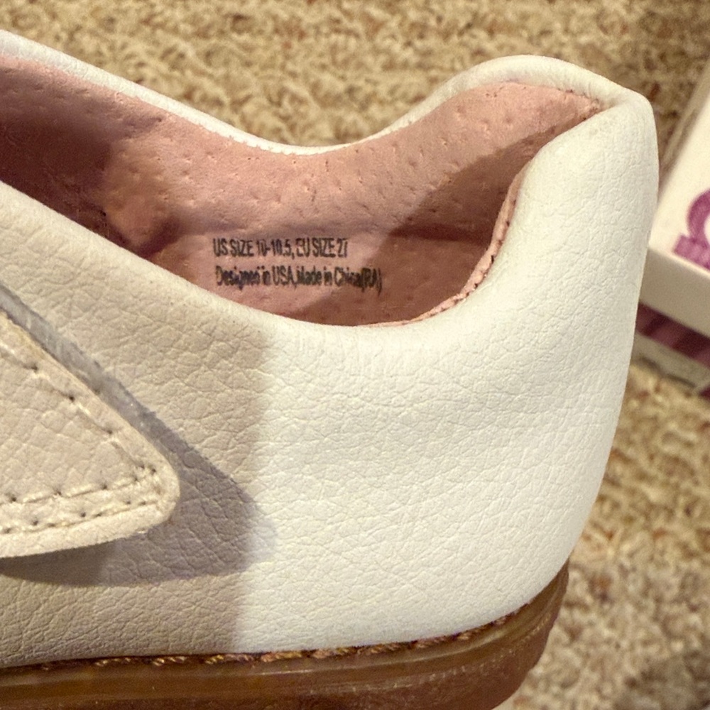 Pediped White Dress Shoes for Kids - size US 10, EU 27 - Picture 8 of 9